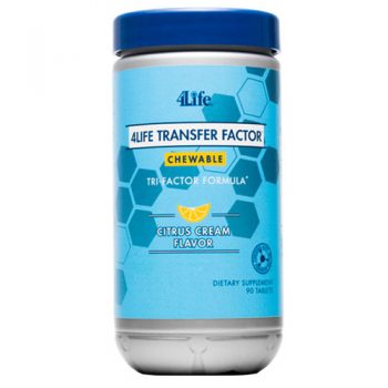 4Life Transfer Factor TRI-FACTOR formulė, kramtomos tabletės